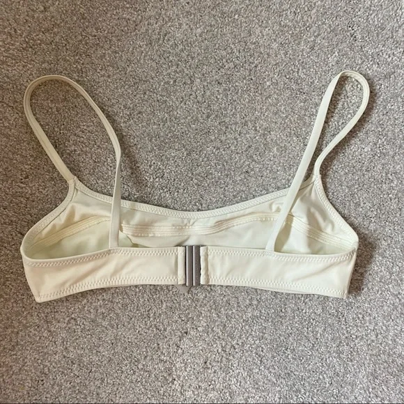 Solid & Striped Elsa White Bikini Top - Picture 3 of 3
